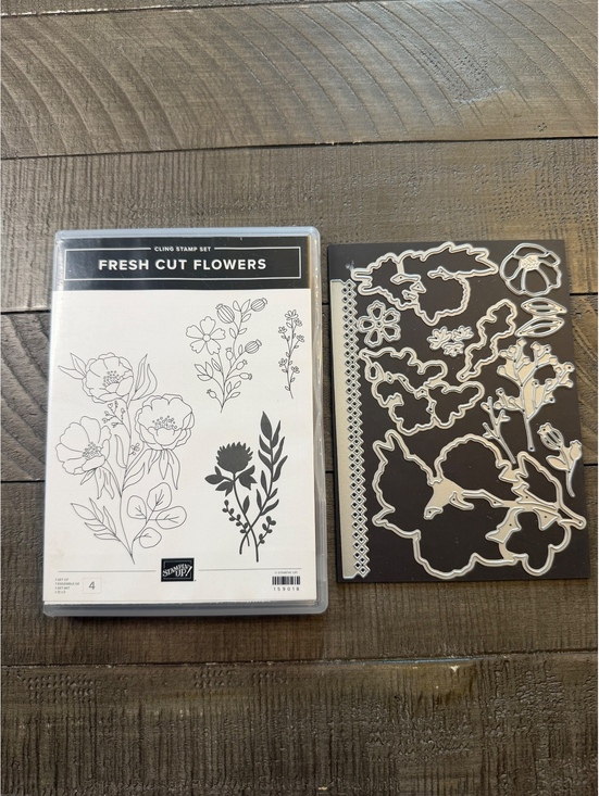 Stampin' Up! Other - Stampin’ Up Fresh Cut Flowers stamp set and Fresh Cut Stems Dies die cut set